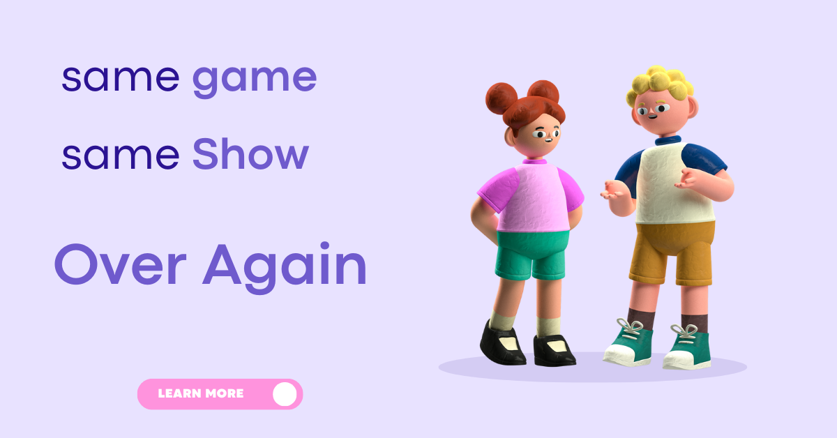 Why Children Play the Same Game or Watch the Same Show Over Again